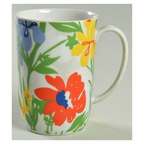 ✨2 True Vintage Fitz & Floyd Mugs and 2 Matching Linen Napkins FIT32